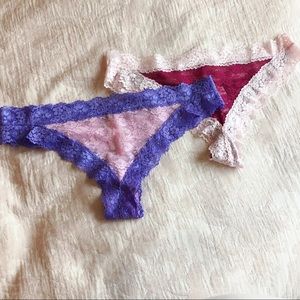 2 Vs pink cheeksters sz large nwt